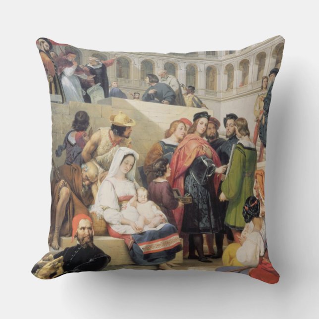 Coussin Raphael à Vatican, 1832 (huile sur la toile) (Recto)