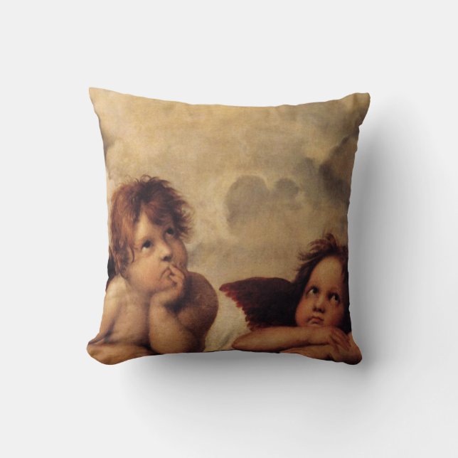 Coussin Raphael, Sistine Cherub (Recto)