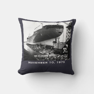 Coussin Rappelez-vous l'Edmund Fitzgerald