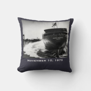 Coussin Rappelez-vous l'Edmund Fitzgerald