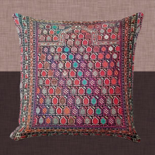 Coussin Rare Design de tapis Oriental Oriental Caucase Ant