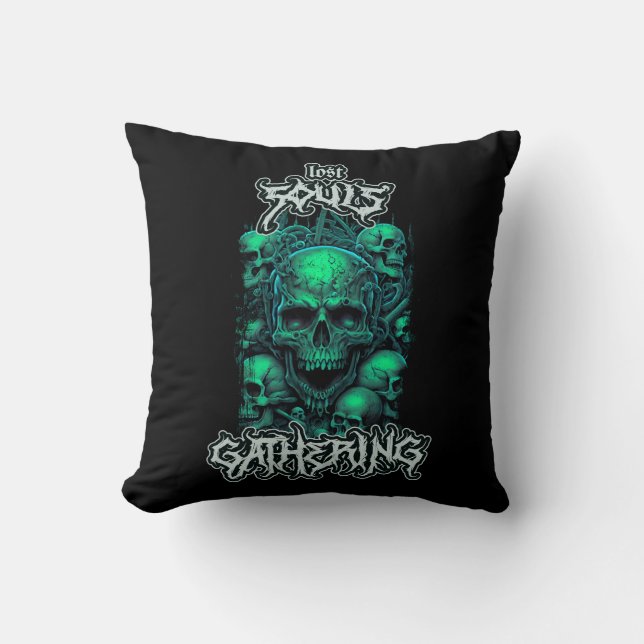 Coussin Rassemblement d'âmes perdues (Recto)