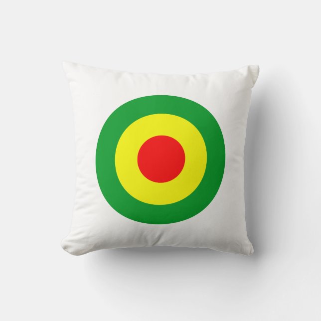 Coussin Rasta/Reggae Roundel Dub (Recto)