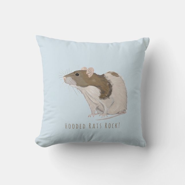 Coussin Rat à capuchon de rats d'agouti à capuchon de (Recto)
