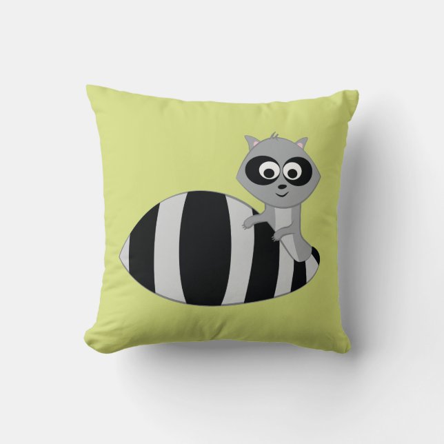 Coussin Raton laveur - Créature (Recto)