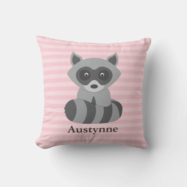 Coussin Raton laveur de bébé (Recto)