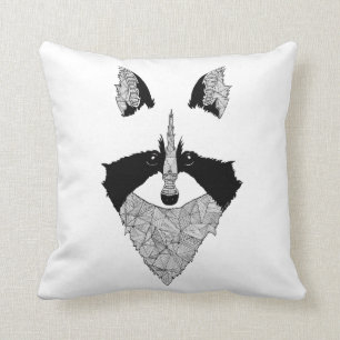 Coussin raton laveur raccoon