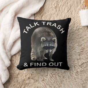 Coussin Raton laveur ridicule & Vêtements de raton laveur