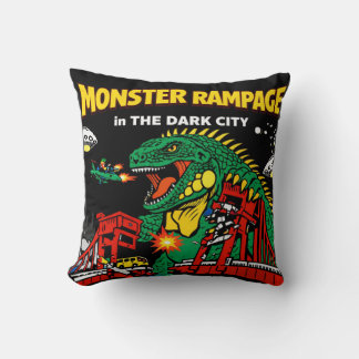 Coussin Ravage de Monstre dans la Ville Sombre