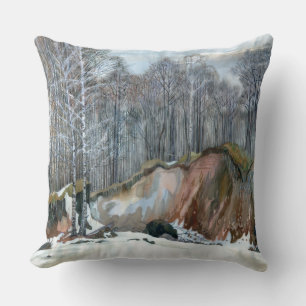 Coussin Ravin neigeux