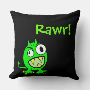 Coussin Rawr Little Green Devil
