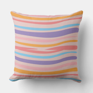Coussin Rayé coloré