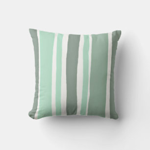 Coussin Rayé Vert