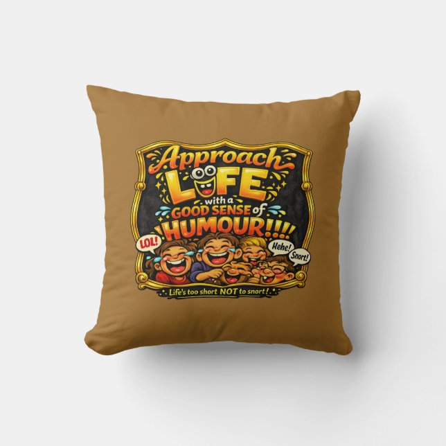 Coussin Rayonner de joie (Recto)