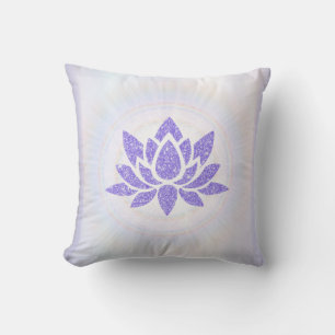 Coussin *~* Rayons doux Reiki Energie Guérir Lotus Lavende