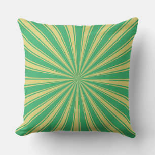 Coussin Rayons rétro Mint Sun Funky Rays