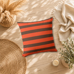 Coussin Rayure de coucher de soleil