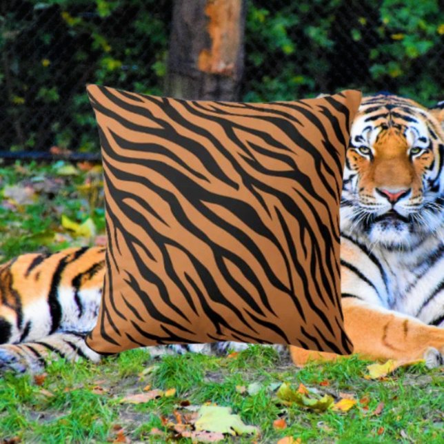 Coussin Rayure de tigre (Créateur téléchargé)