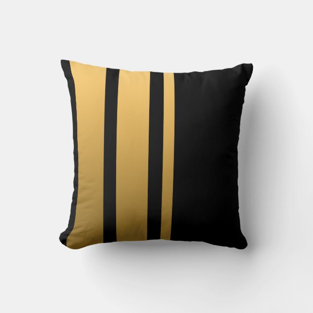 Coussin Rayure triple d'or (Recto)