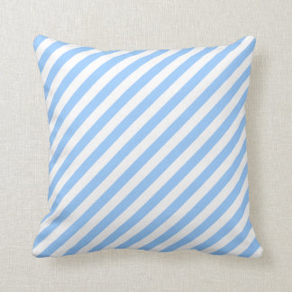Coussin Rayures bleues et blanches