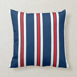 Coussin Rayures bleues et blanches avec l'ACCENT