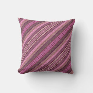 Coussin Rayures de baie boho
