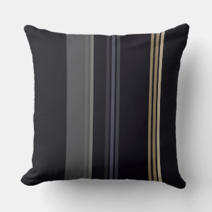 Coussin Rayures de lumière nocturne
