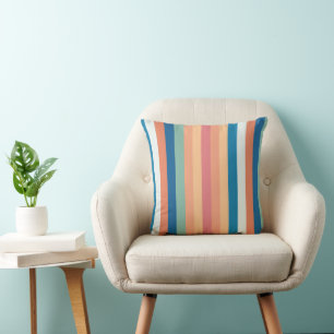 Coussin Rayures de nuances de couleur