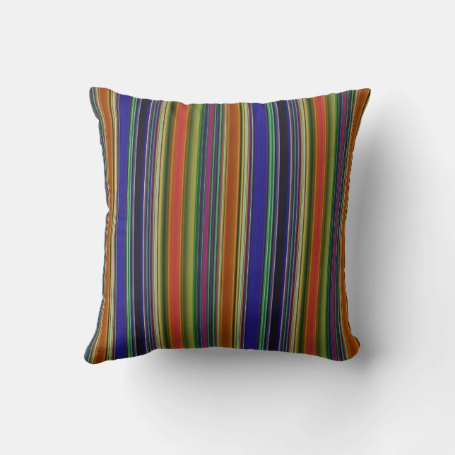 Coussin rayures de plage (Verso)