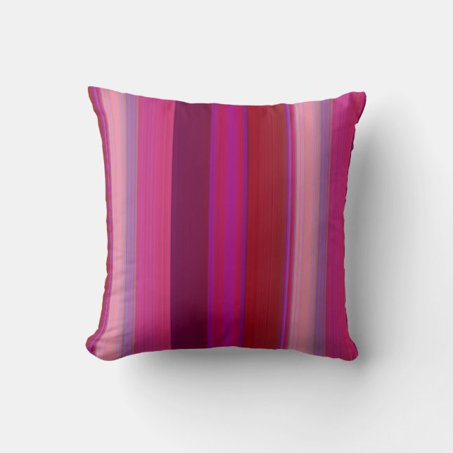 Coussin Rayures de sucre candi (Recto)