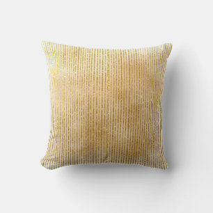 Coussin Rayures dorées luxueuses, moderne, élégant