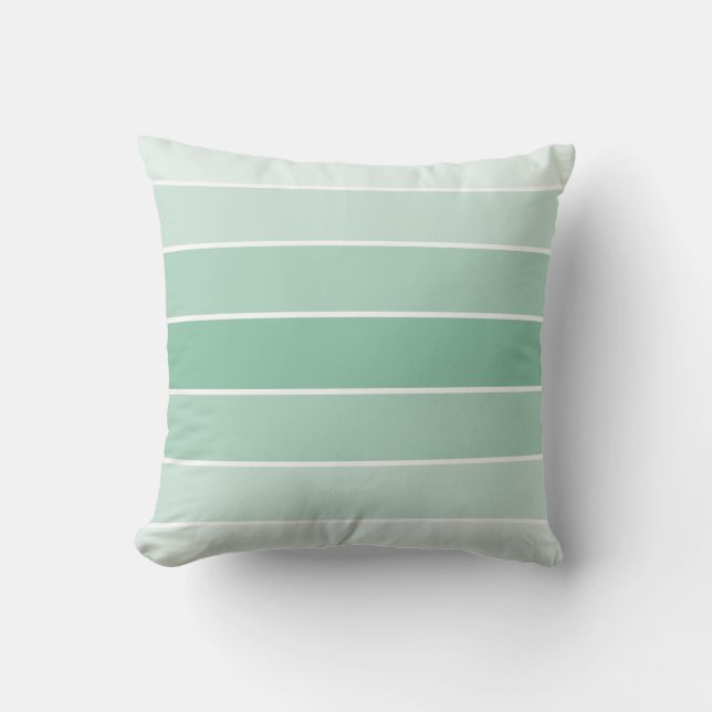 Coussin Rayures en bon état d'Ombre (Recto)