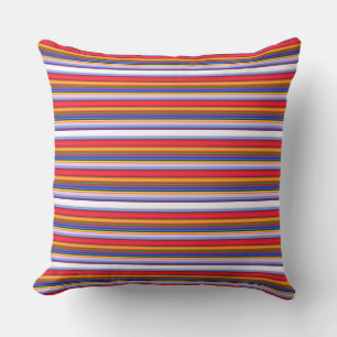 Coussin Rayures magiques colorées mignonnes