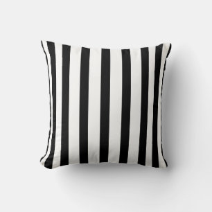 Coussin Rayures noires