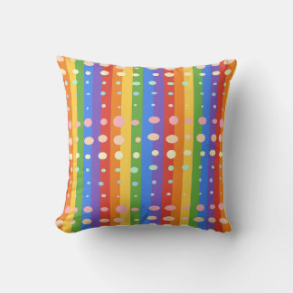 COUSSIN RAYURES POINT RAINBOW