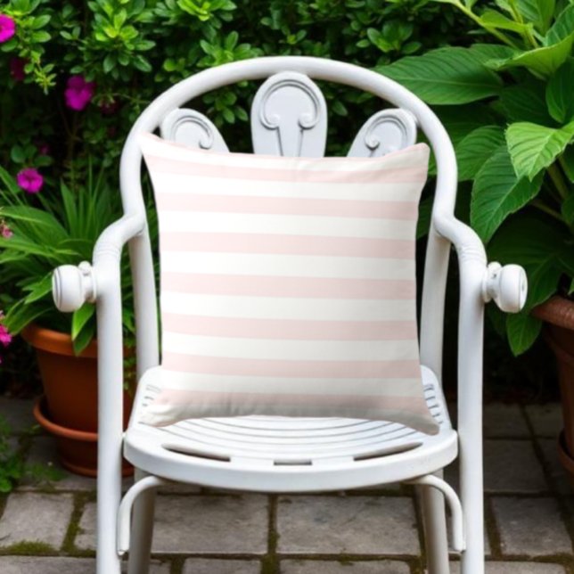 Coussin Rayures roses (Créateur téléchargé)