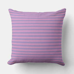 Coussin Rayures roses violettes sans couture