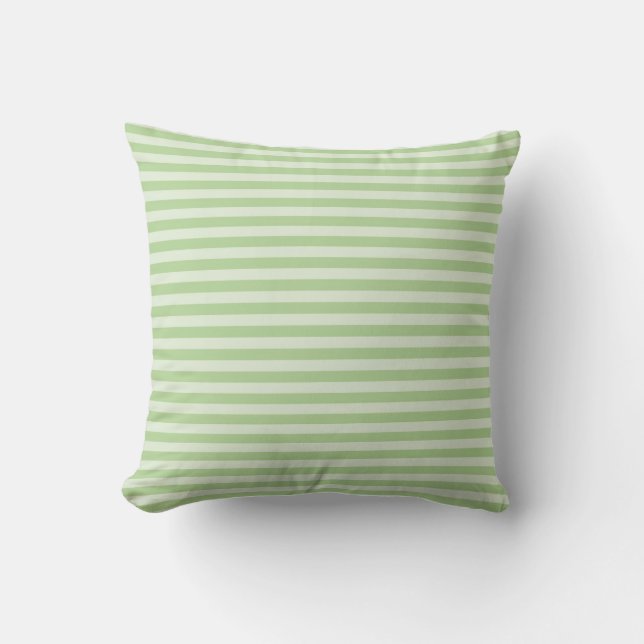 Coussin Rayures Vertes (Recto)