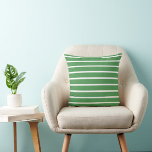 Coussin Rayures Vertes