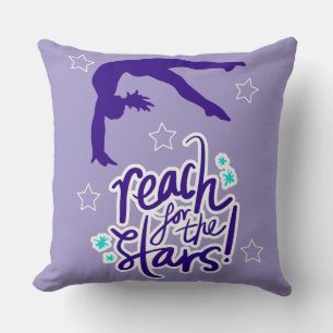 Coussin Reach for the Stars Gymnastique Tumbling
