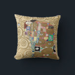 Coussin Réalisé par Gustav Klimt<br><div class="desc">Exécution par Gustav Klimt. Merveilleuse peinture de Klimt. Visitez notre magasin pour plus d'art et d'idées de cadeaux Klimt.</div>