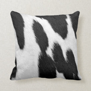 Coussin Realiste Holstein Cowhide Look