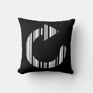 Coussin RECHARGER L'ICÔNE CODE BARRE Modèle de code-barres