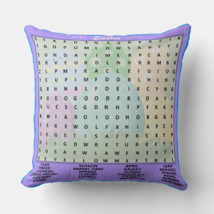 Coussin Recherche de mots de Pâques