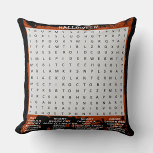 Coussin Recherche éffrayante Halloween