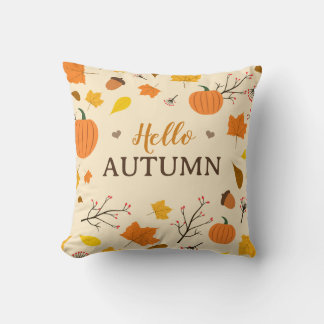 Coussin Récolte d'automne personnalisée