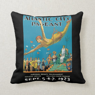 Coussin Reconstitution historique d'Atlantic City