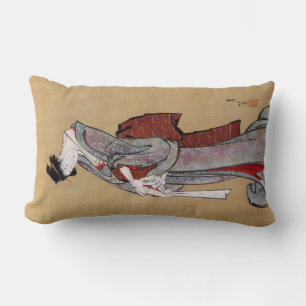 Coussin Rectangle 女, femme de 北斎, Hokusai, Ukiyo-e