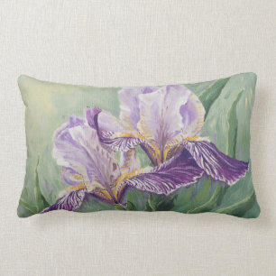 Coussin Rectangle 0455 Iris pourpres