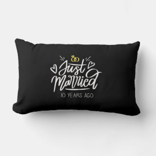 Coussin Rectangle 10e anniversaire de mariage